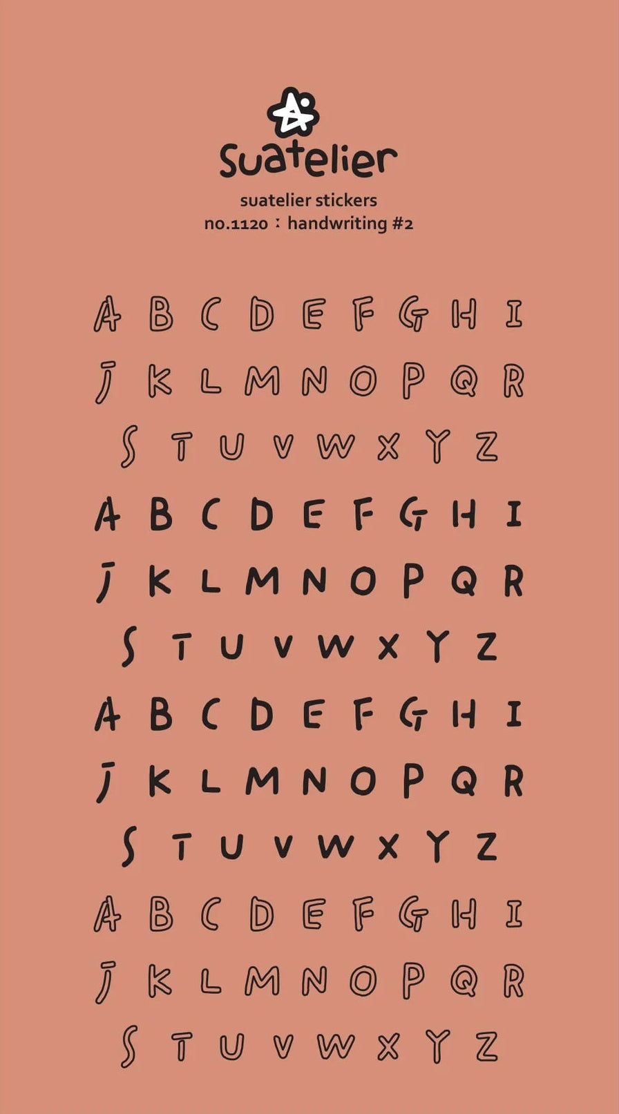Handwriting Sticker Sheet