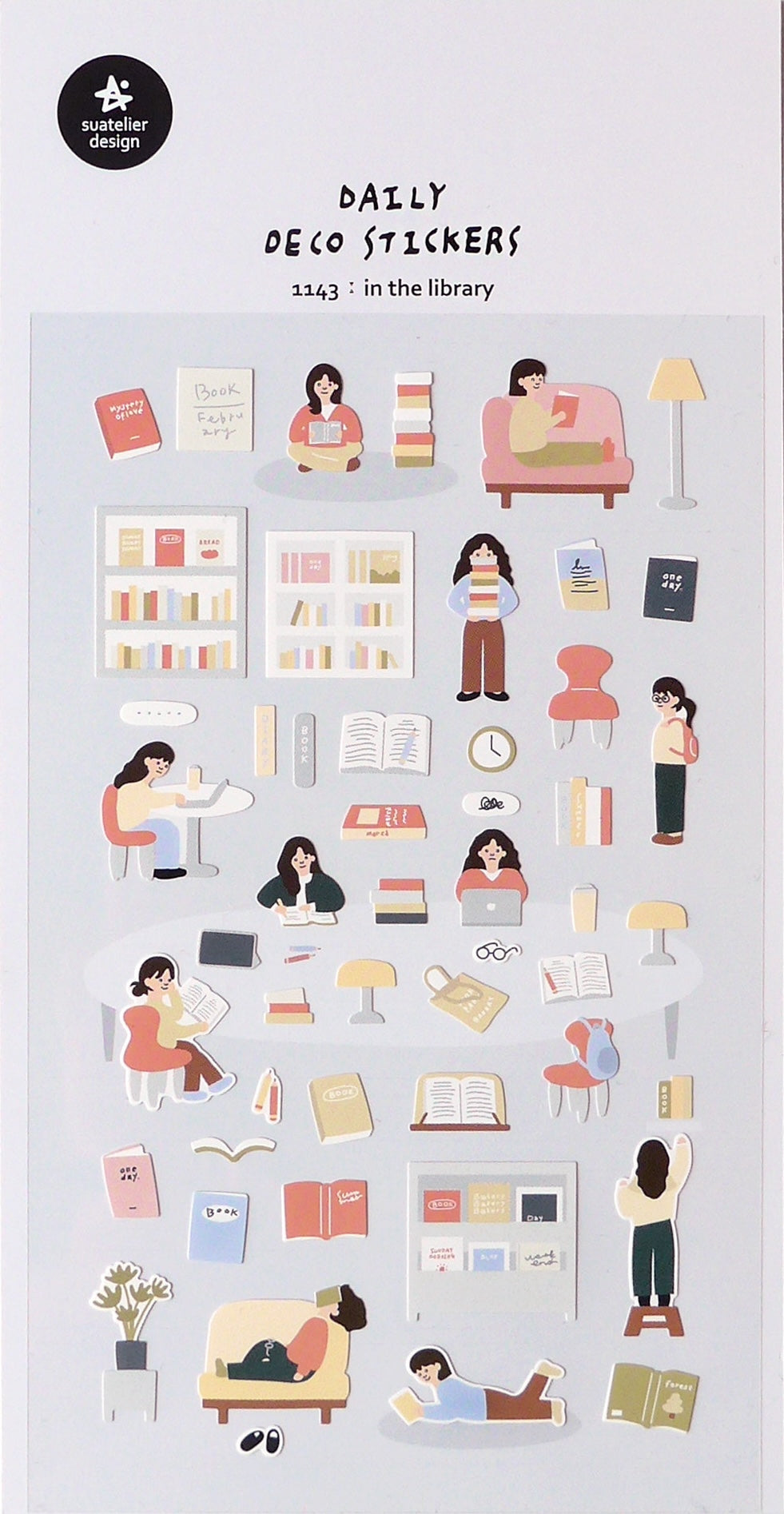 In The Library Sticker Sheet