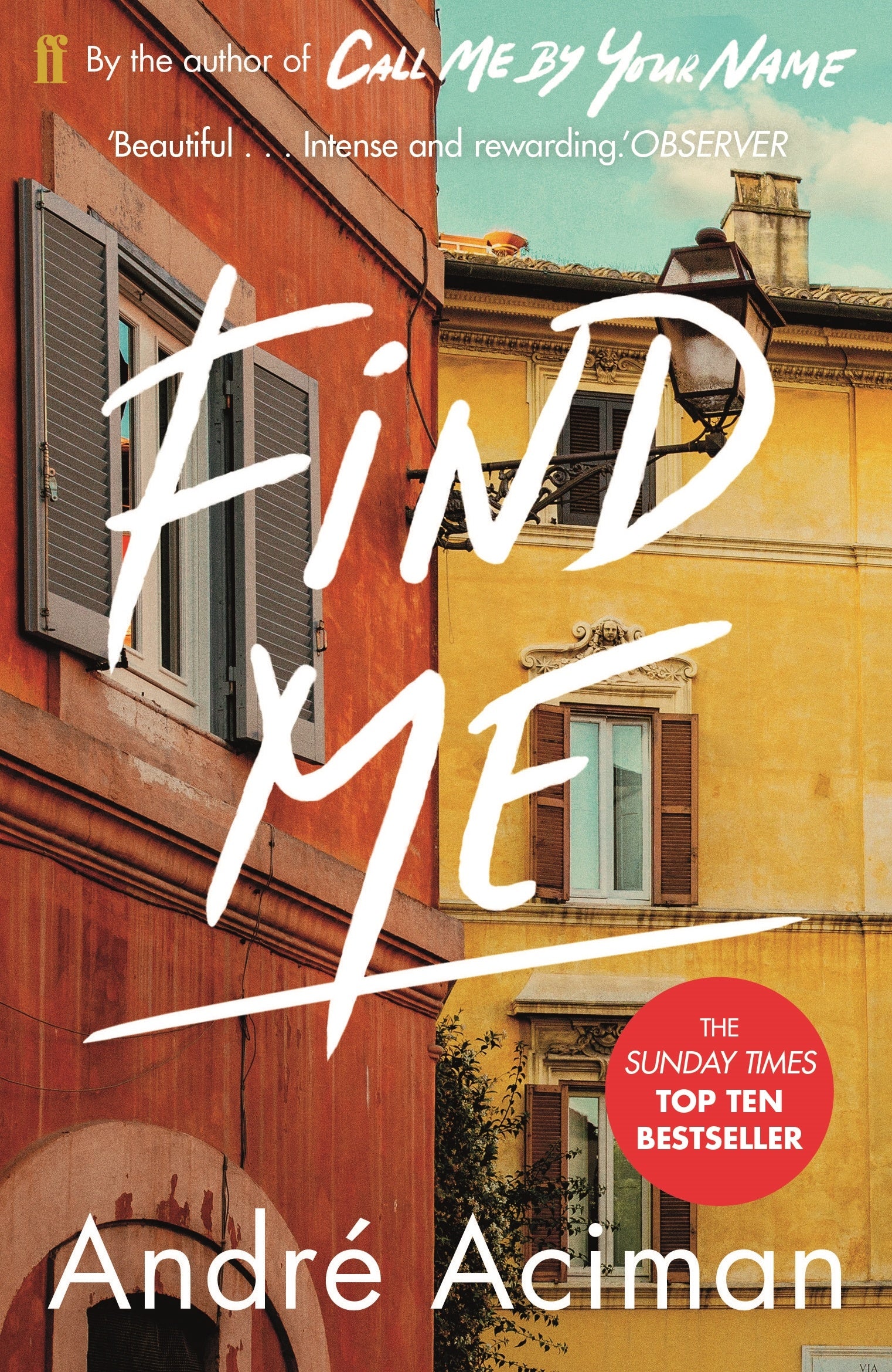 FIND ME / ANDRE ACIMAN / BUY NOW ONLINE