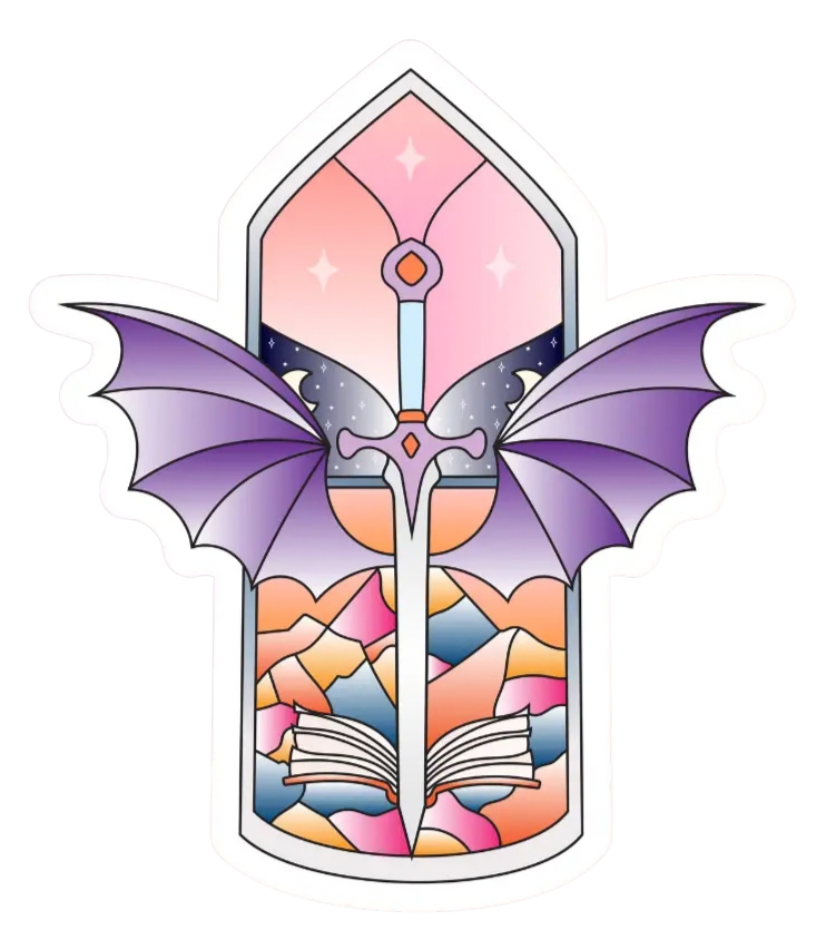 Acotar Stained Glass Sticker