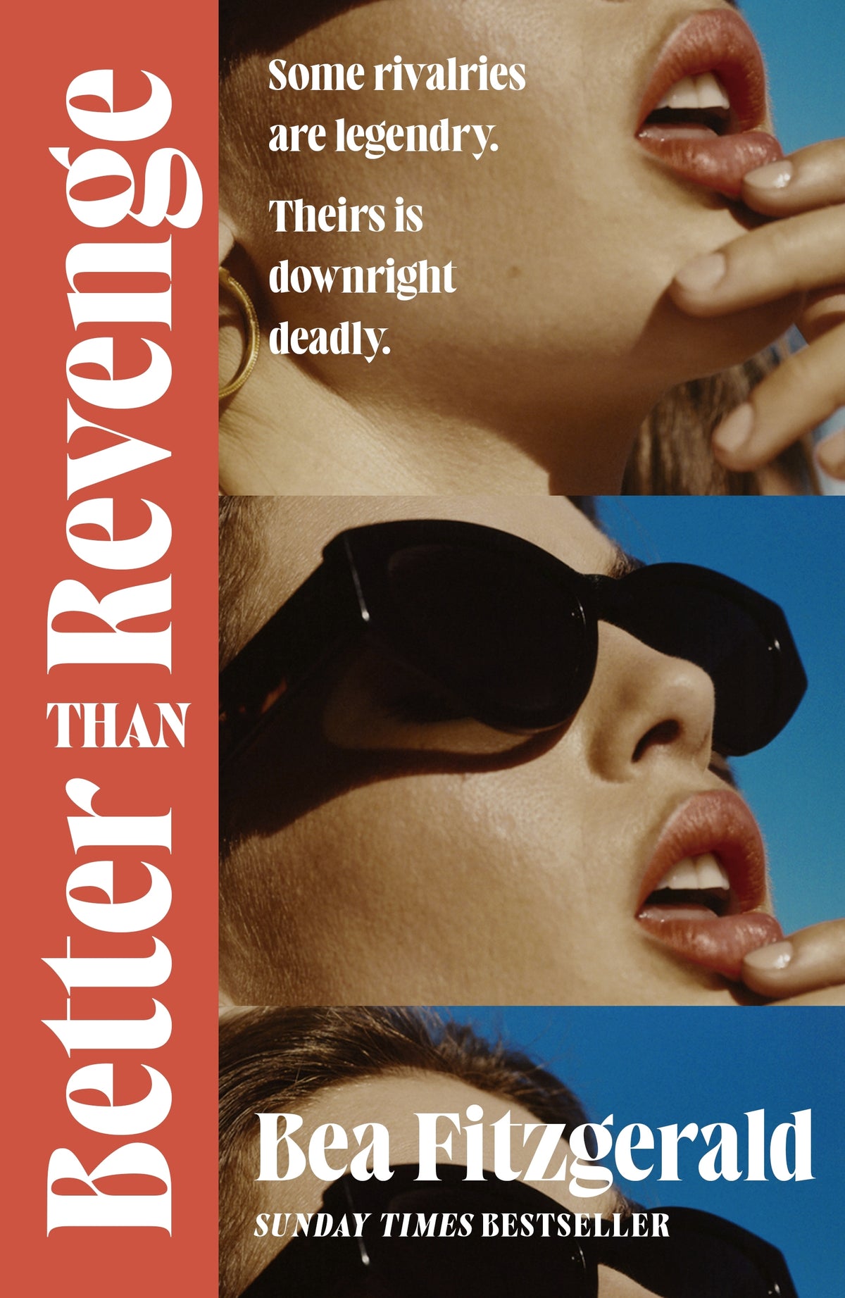 Book cover of 'Better Revenge' by Bea Fitzgerald with a close-up of a woman's face.