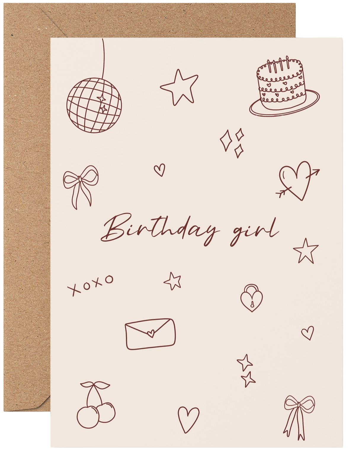 Birthday Girl Greeting Card