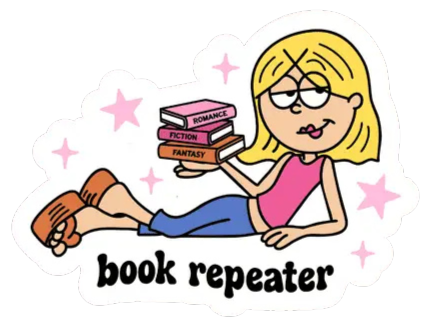 Book Repeater Sticker