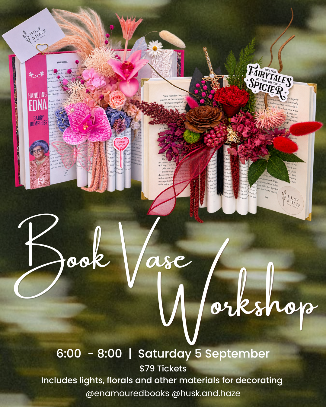 Book Vase Workshop