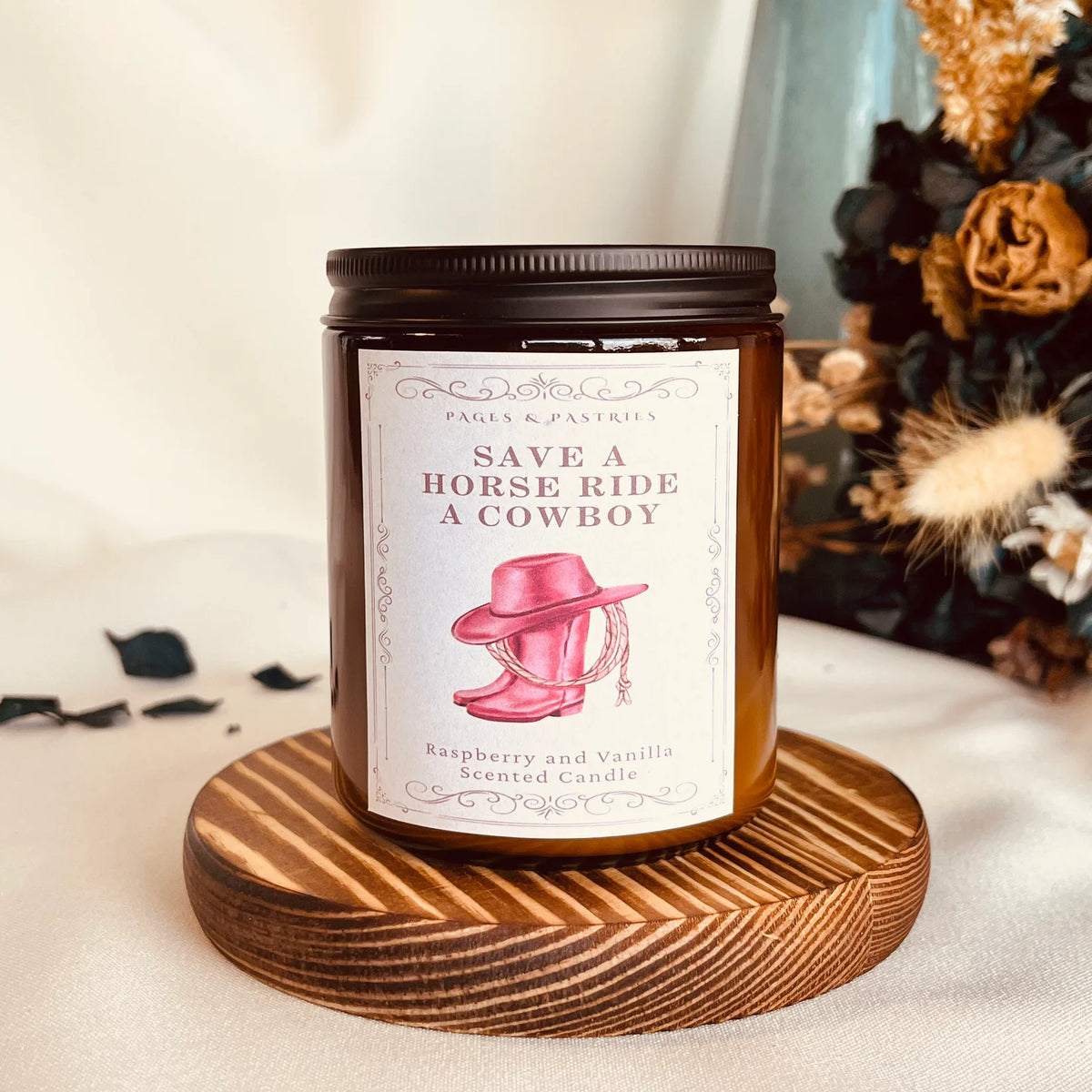 Bookish Candle | Cowboy Romance