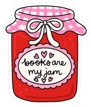 Books Are My Jam Sticker