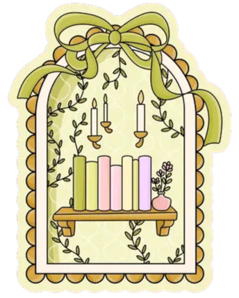 Bookshelf Frame Sticker