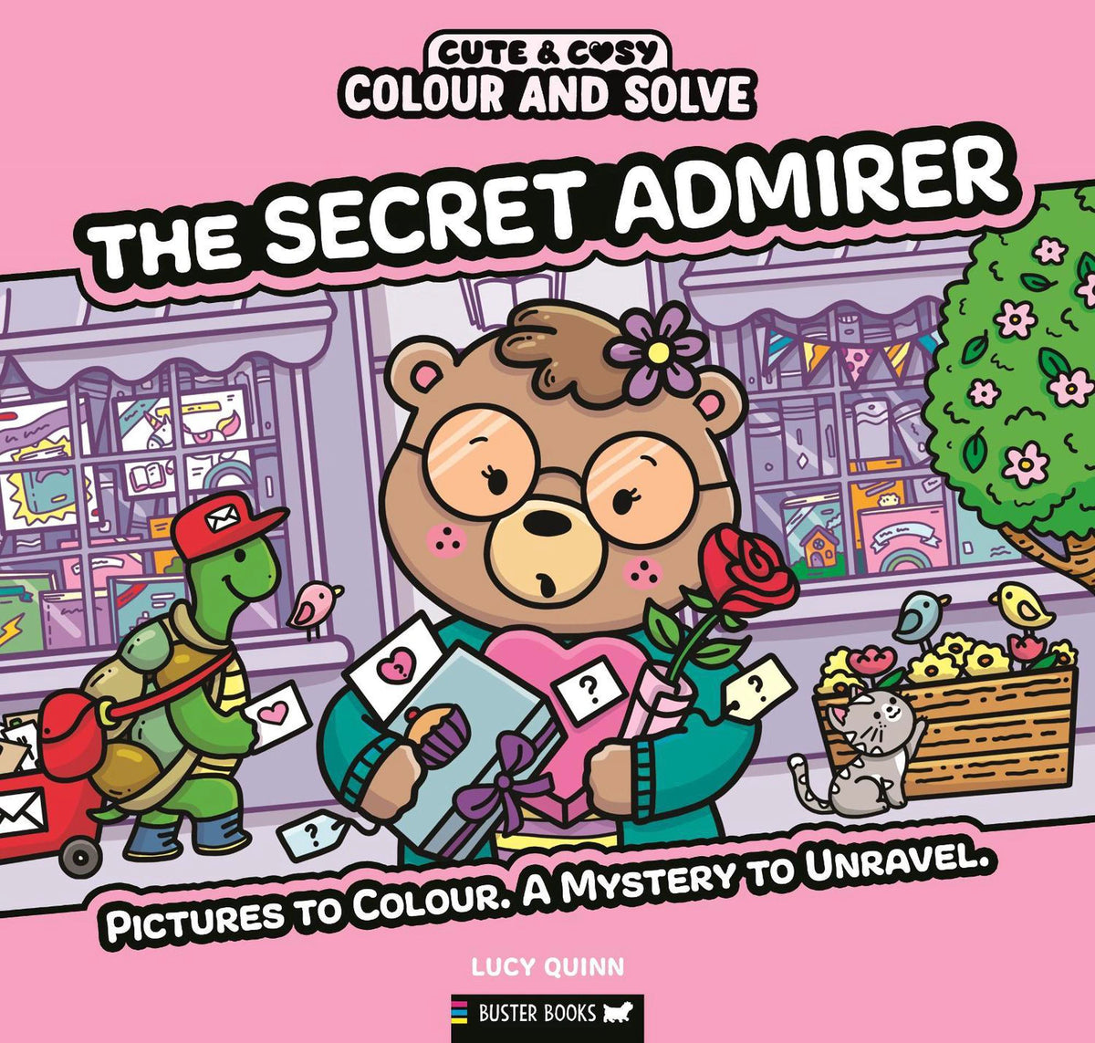 COLOUR AND SOLVE THE SECRET ADMIRER / LUCY QUINN / BUY NOW ONLINE 
