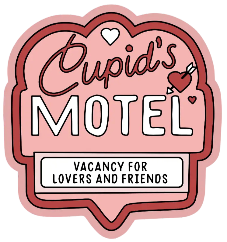 Cupid's Motel Sticker