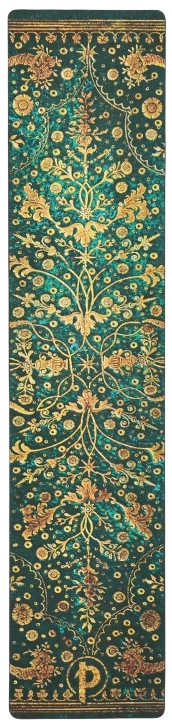 Emerald Flower Bookmark