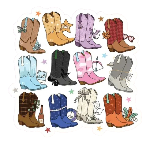 Eras Boots Sticker
