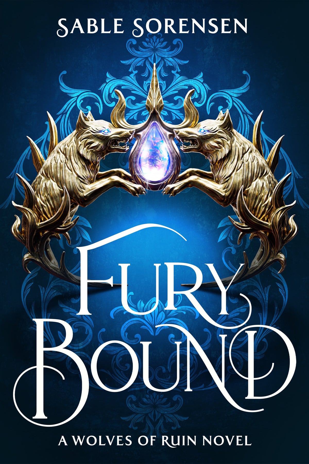 Book cover of 'Fury Bound' by Sable Sorensen with fantasy design elements.