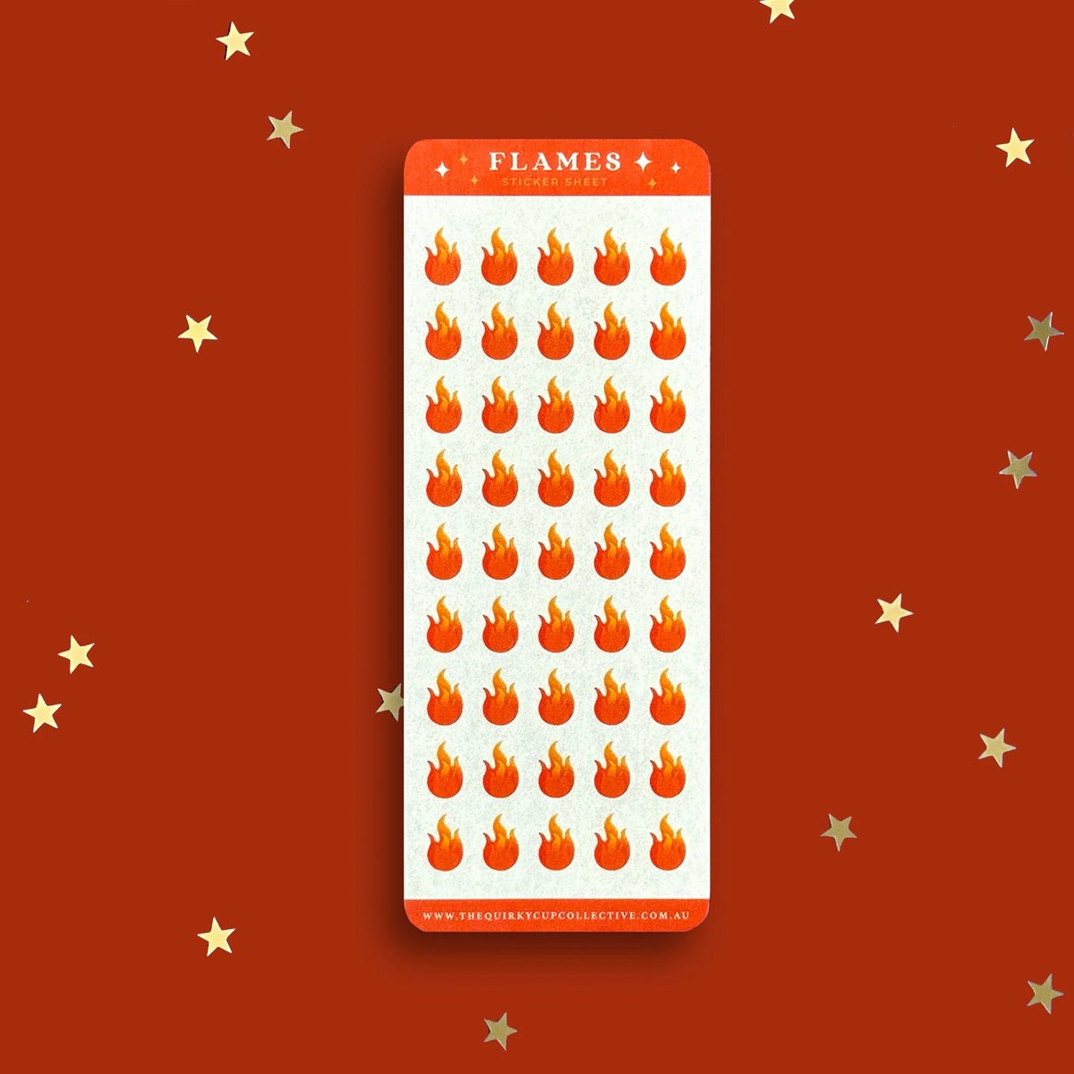 Fire Sticker Sheet