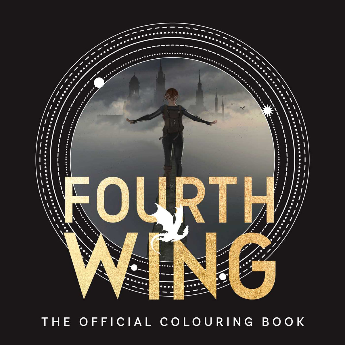 Fourth Wing Colouring Book