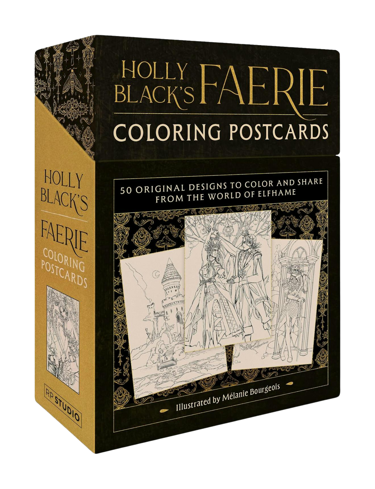 Holly Black's Faerie Colouring Postcards