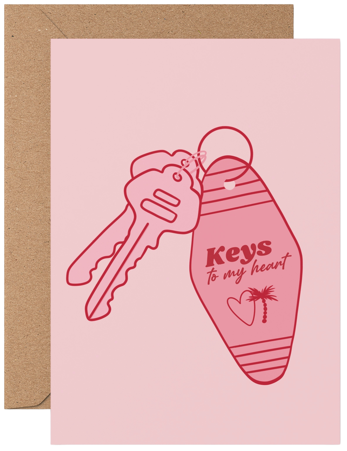 Keys To My Heart Greeting Card