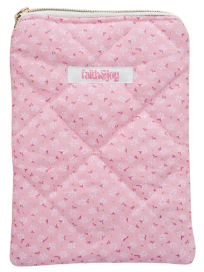 Light Pink Stardust E-Reader Sleeve