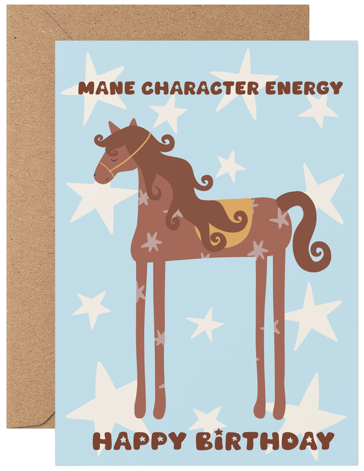 Mane Character Greeting Card