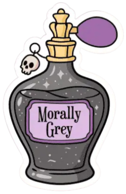 Morally Grey Perfume Sticker