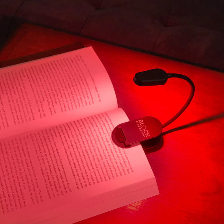 NoBlue Twilight Red Book Light