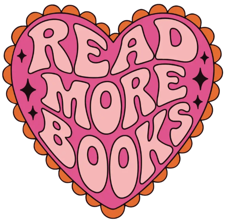 Read More Books Heart Sticker