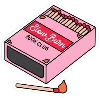 Slow Burn Book Club Sticker