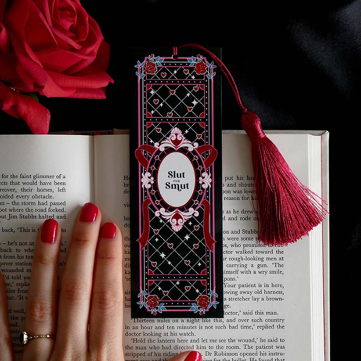 Slut for Smut Bookmark [Black]