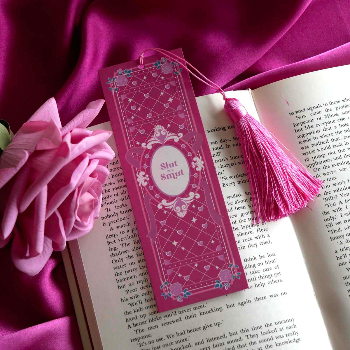 Slut for Smut Bookmark [Pink]