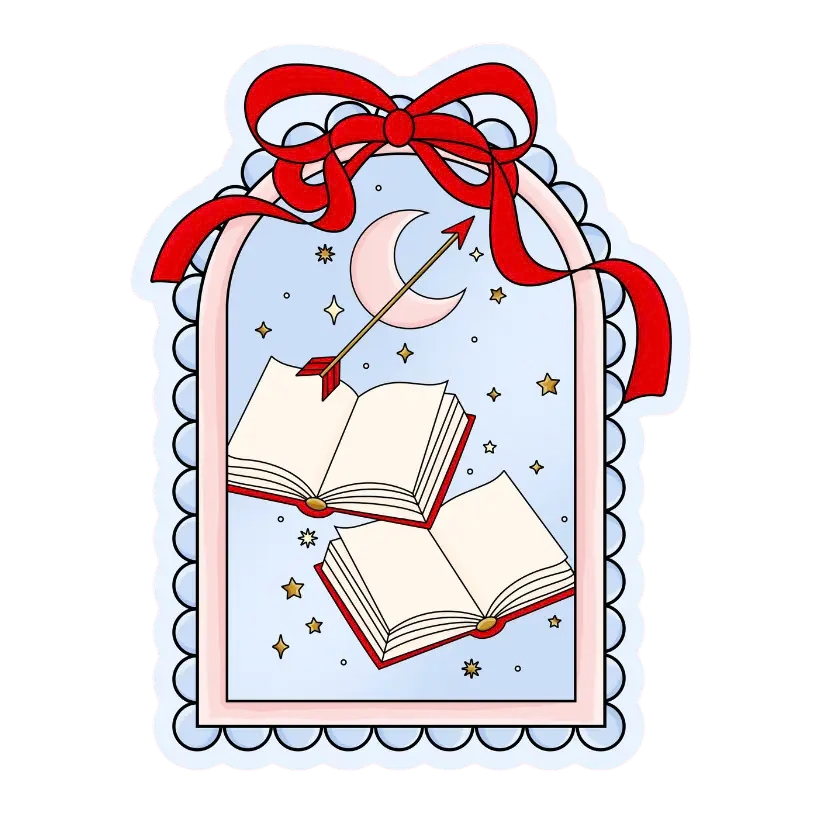 Star Crossed Frame Sticker