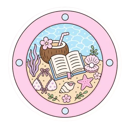 Summer Submarine Window Sticker