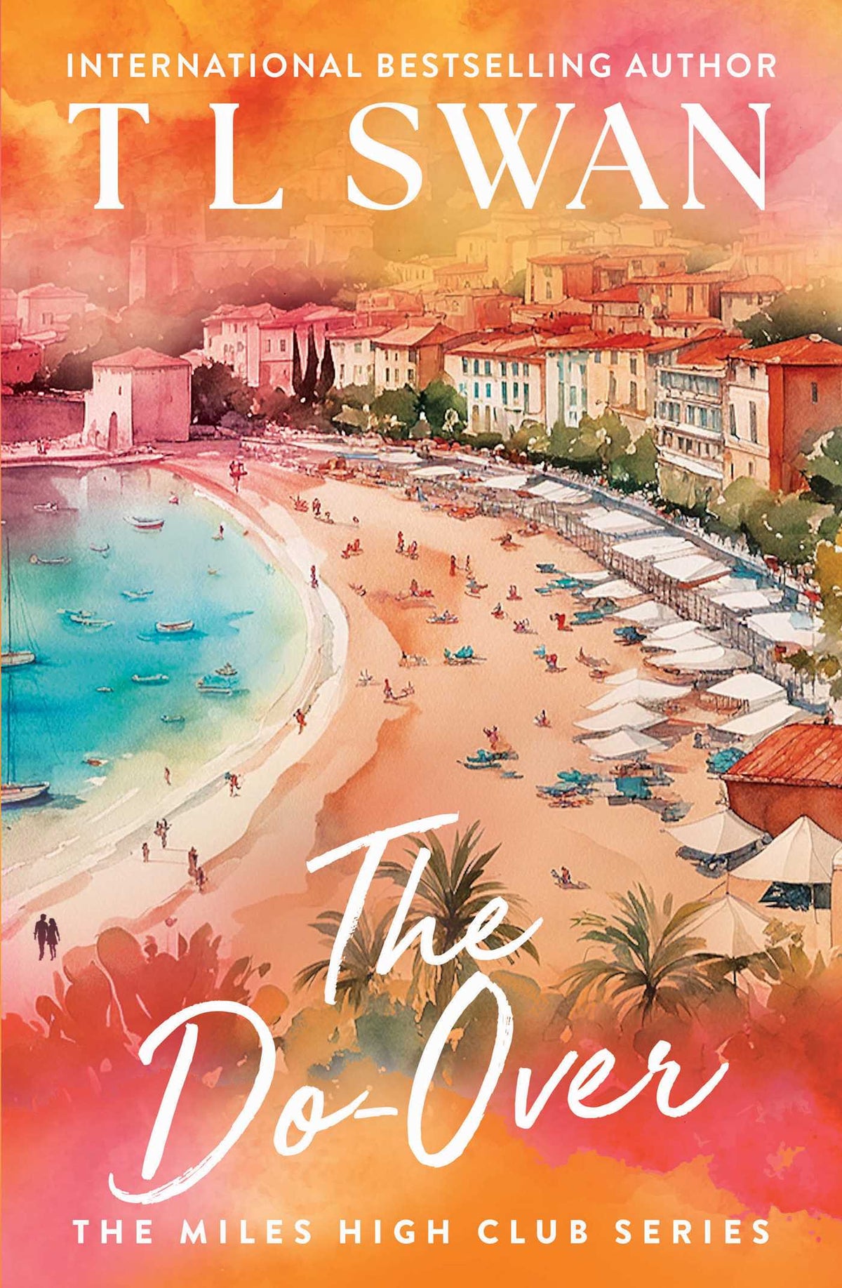 Book cover of 'The Do-Over' with an orange beach scene and cityscape