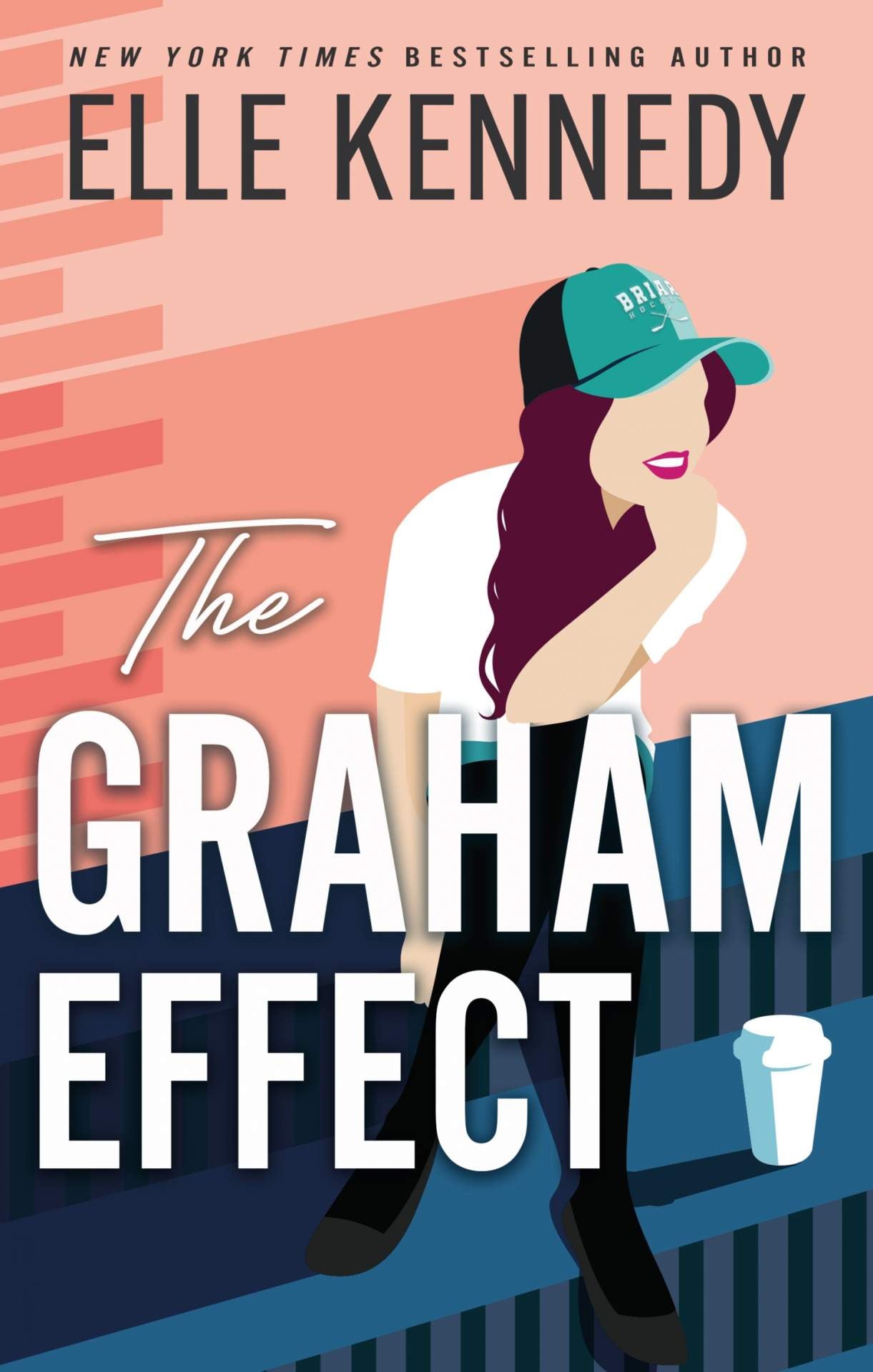 The cover of the book 'The Graham Effect' features an illustration of a woman sitting against a colourful background.