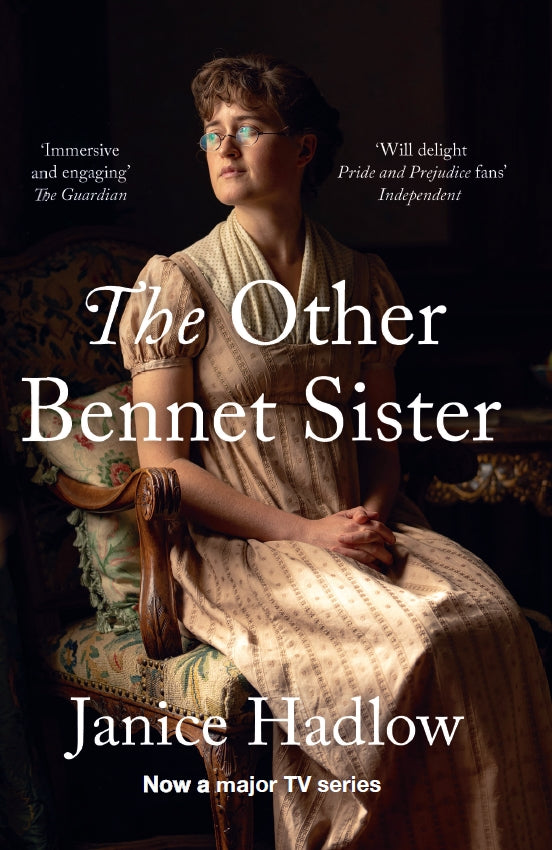 Book cover of 'The Other Bennet Sister' featuring a woman in a vintage dress seated on an ornate chair