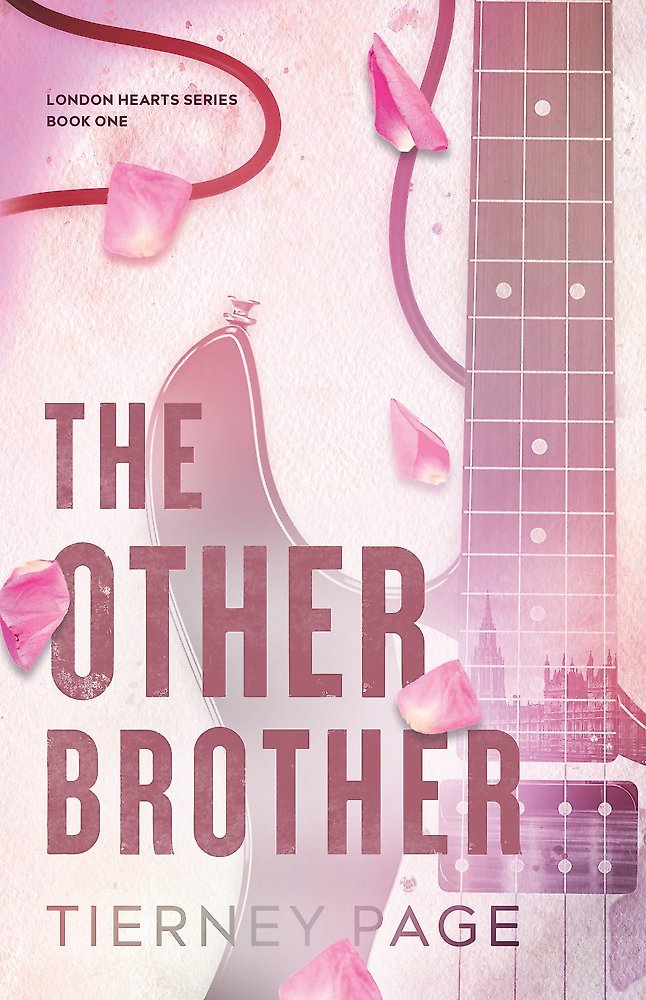 Book cover of 'The Other Brother' featuring a pink guitar on a light pink background