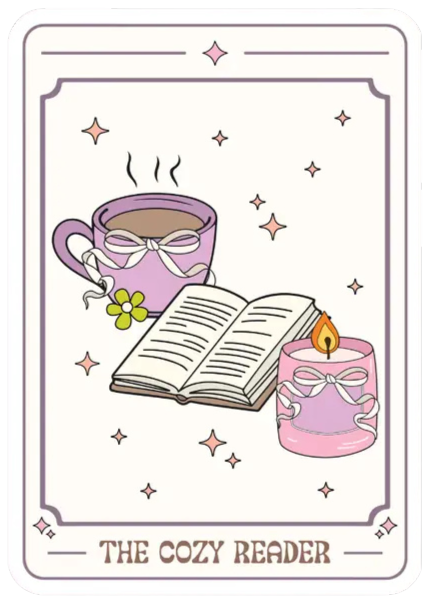 The Cozy Reader Sticker