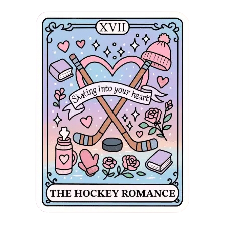 The Hockey Romance Tarot Sticker