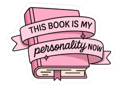 This Book Is My Personality Now Sticker