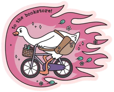 To the Bookstore Sticker