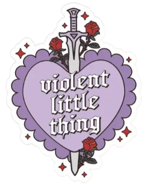 Violent Little Thing Heart Sticker