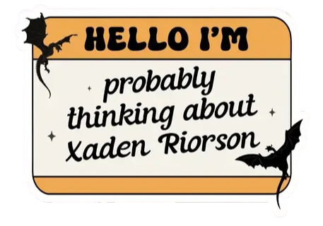 Xaden Riorson Sticker