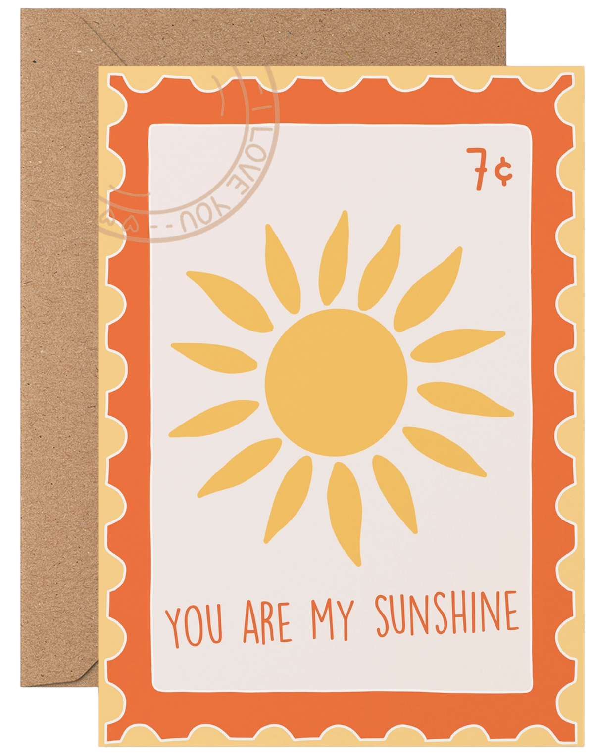 You Are My Sunshine Greeting Card