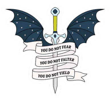 You Do Not Fear Sticker